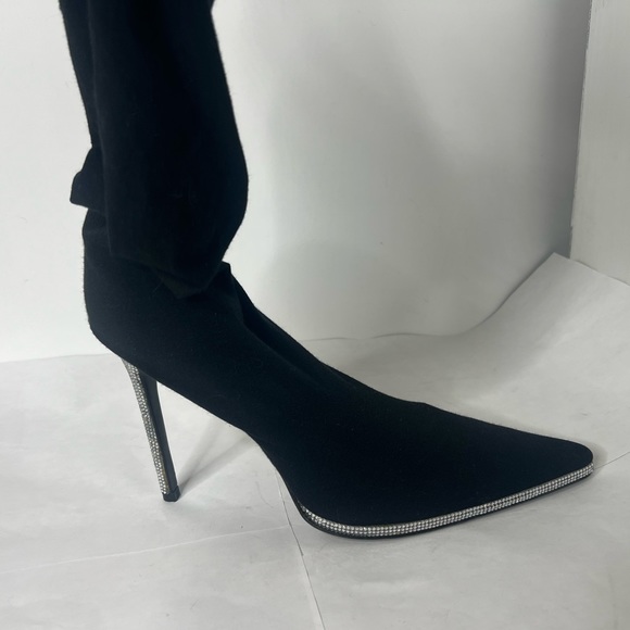 Rene Caovilla crystal embelished sock boots - Picture 6 of 16